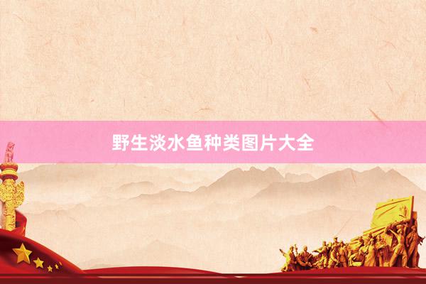 野生淡水鱼种类图片大全